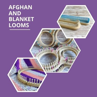 3/4 gauge 24 Oval/Panel Afghan Knitting Loom – CinDWood Looms