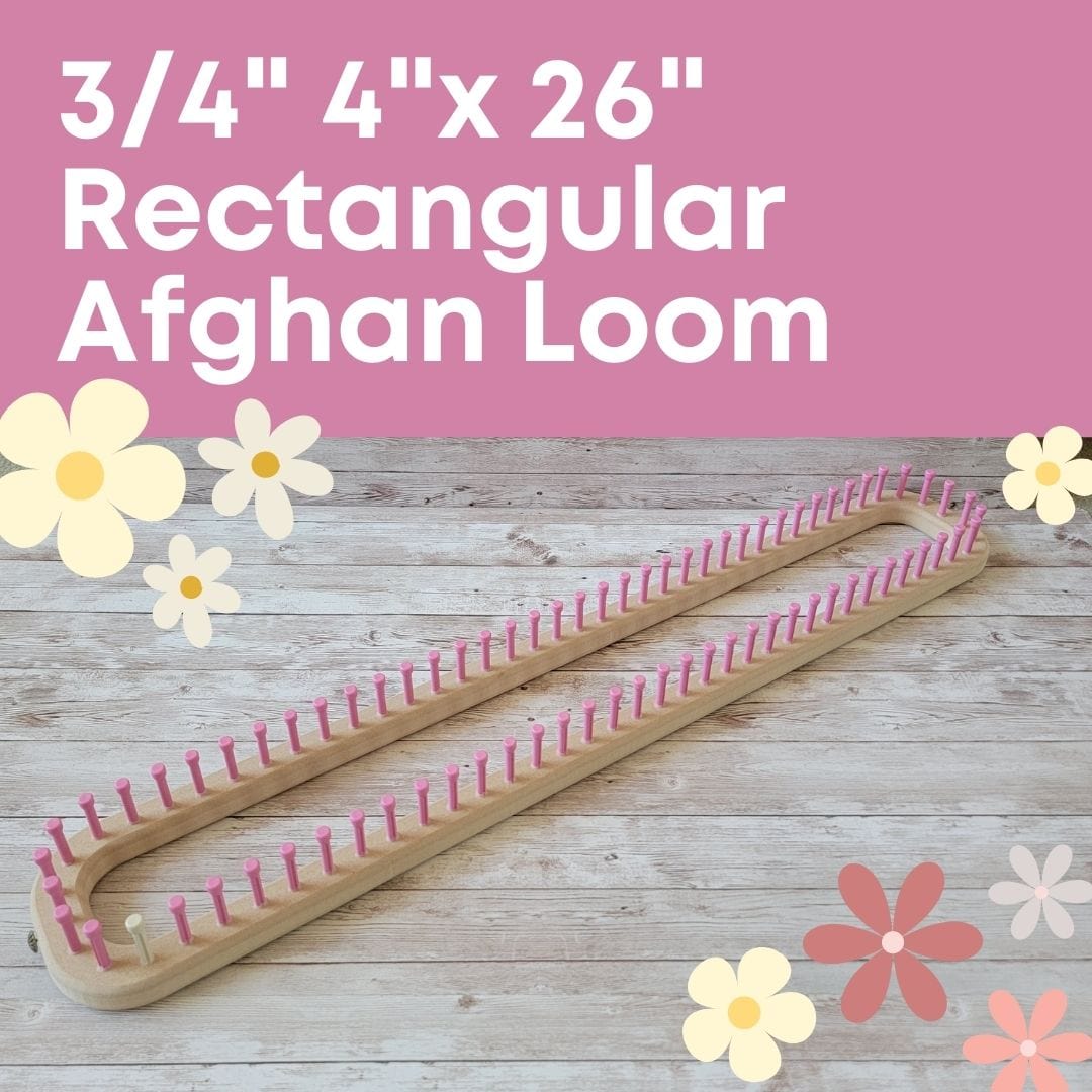3/4 gauge 24 Oval/Panel Afghan Knitting Loom