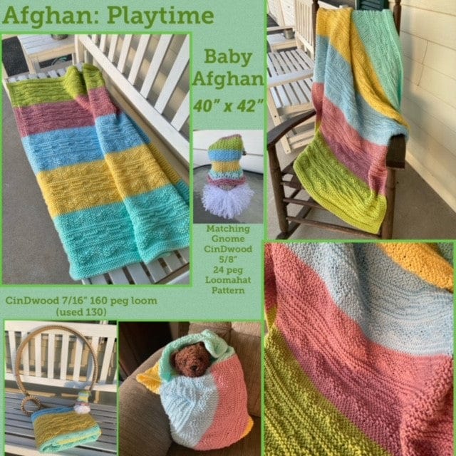 Loom Knitting Items Explained. Part 1 of 3 #SimlishSessions #loomer #C, afghan  loom blanket