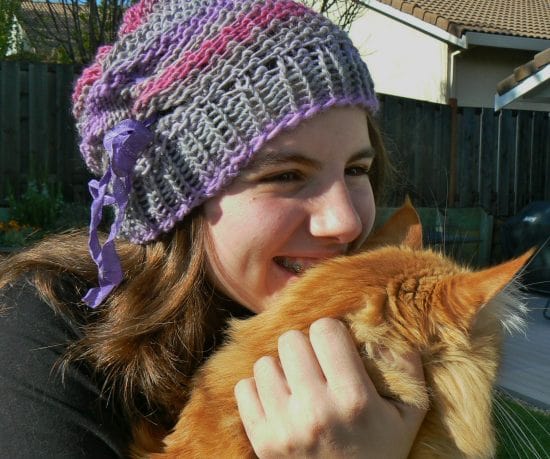 Loom knit ePattern: Knit Hat with Ear Flaps – CinDWood Looms
