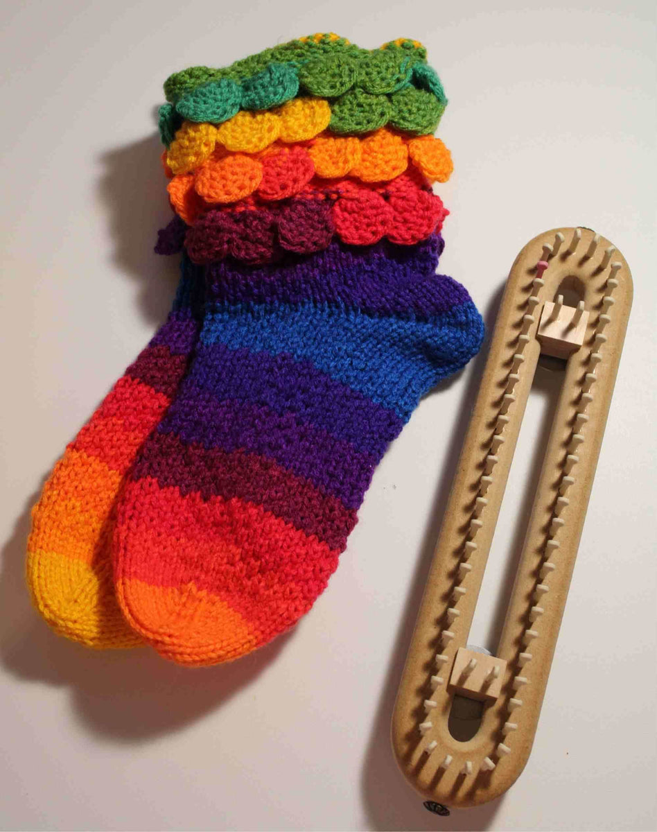 Loom Knit ePattern: Corset Socks