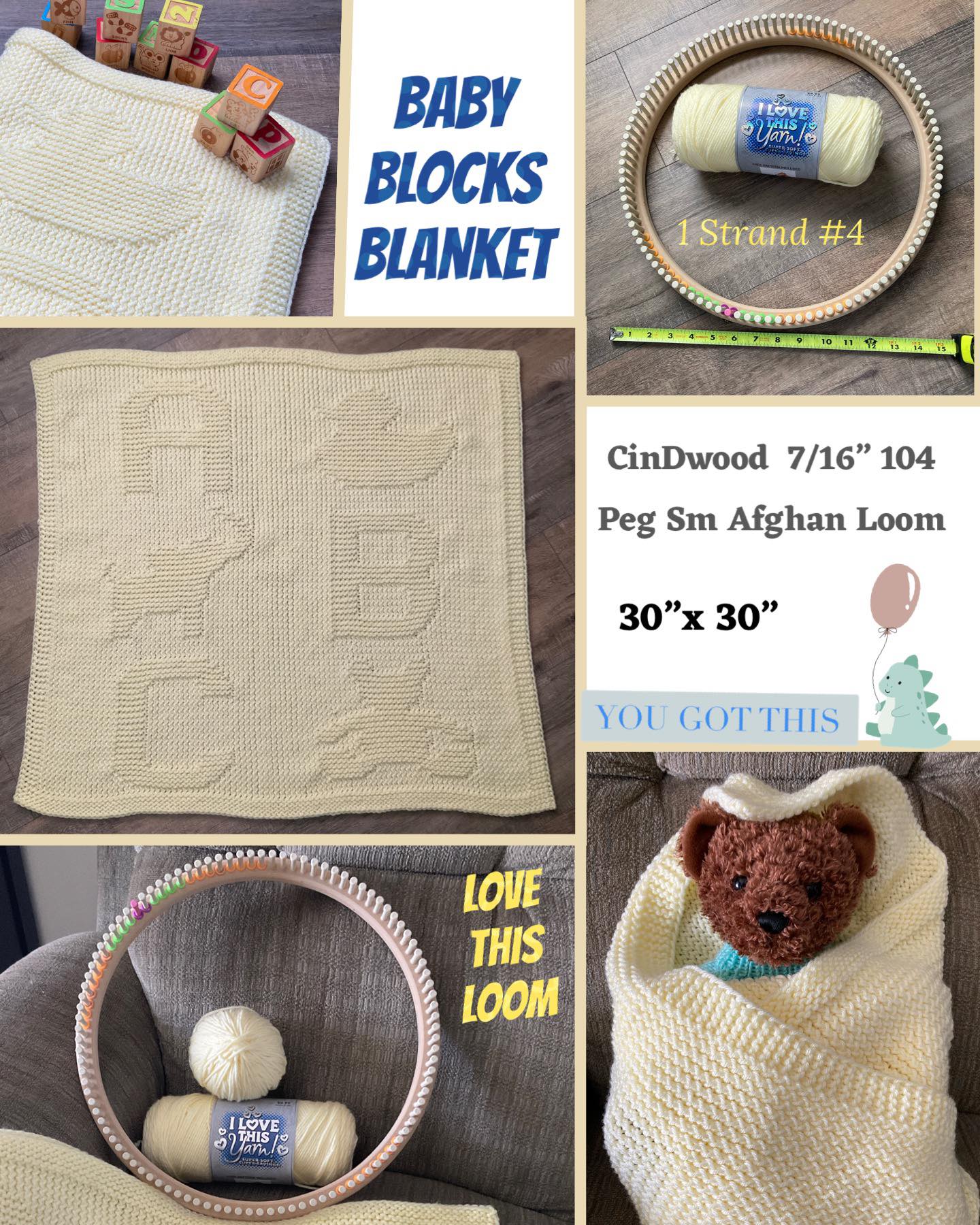 Loom Lore: Brenda's Basic Baby Blanket