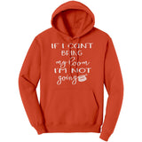 teelaunch If I can't bring my loom I'm not going! (small loom) Large Print Hoodie Loom Knitting Swag Orange / S / Unisex Hoodie Apparel