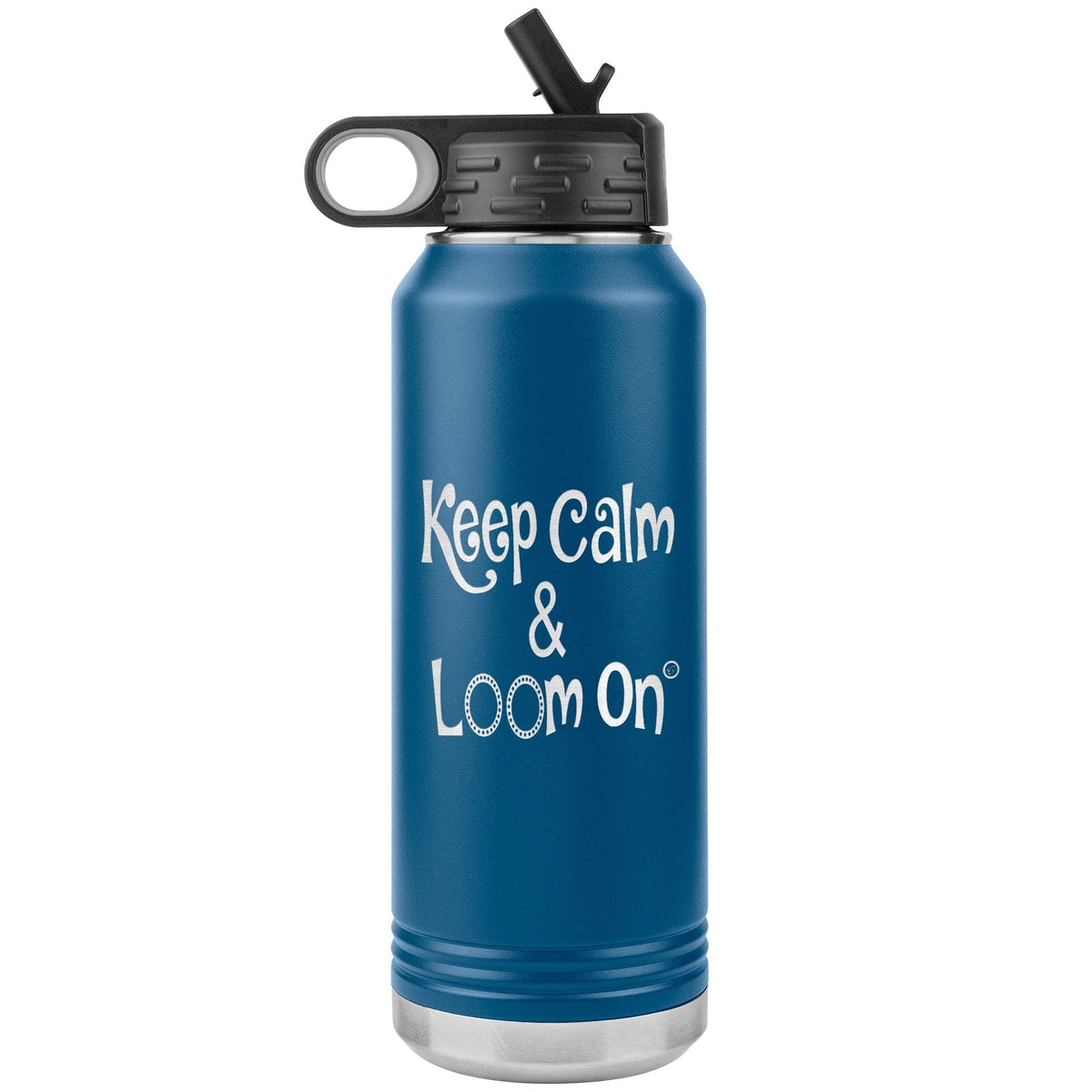 Keep Calm & Loom on Bottle Tumbler Loom Knitting Swag – CinDWood Looms