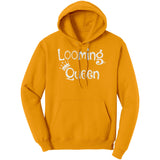 teelaunch Looming Queen Sweat Shirt Hoodie Loom Knitting Swag Gold / S / Unisex Hoodie Looming Swag