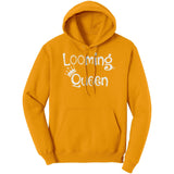 teelaunch Looming Queen Sweat Shirt Hoodie Loom Knitting Swag Gold / S / Unisex Hoodie Looming Swag