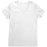 teelaunch Looming Queen V-neck Shirt Loom Knitting Swag Bright White / S / District Womens V-Neck Looming Swag