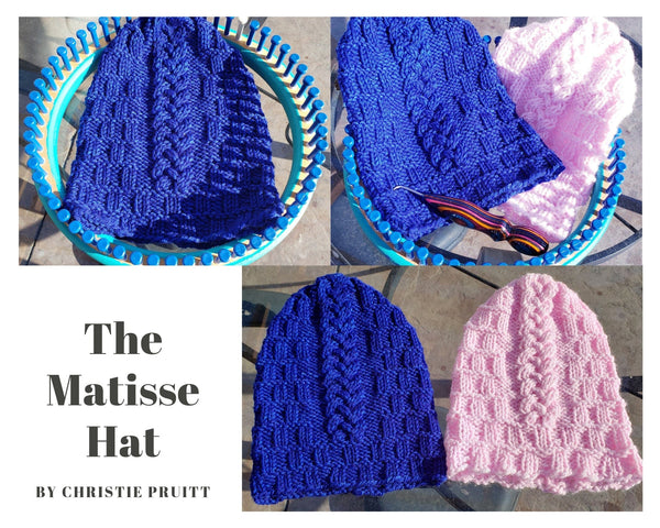 Loom Knit ePattern: Paisley Hat