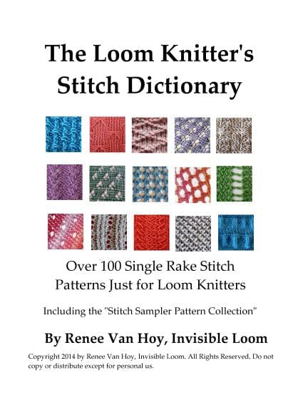 Leisure Arts Loom Knit Stitch Dictionary - Knitting Books and patterns Loom  Knit Stitch for beginners will expand your loom knitting skills with the  easy patterns and stitches in this book.