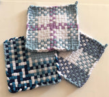 Renee Van Hoy Potholder Weaving eBook:  7 patterns For 1/2" 18 peg per side Hot Pad Loom Patterns