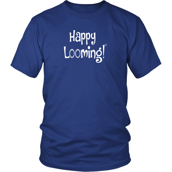 teelaunch Happy Looming Shirt Loom Knitting Swag District Unisex Shirt / Royal Blue / S Looming Swag