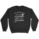 teelaunch Looming Grandma Crewneck Sweatshirt Swag Crewneck Sweatshirt / Black / S Looming Swag