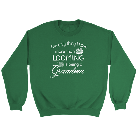 teelaunch Looming Grandma Crewneck Sweatshirt Swag Crewneck Sweatshirt / Irish Green / S Looming Swag