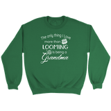 teelaunch Looming Grandma Crewneck Sweatshirt Swag Crewneck Sweatshirt / Irish Green / S Looming Swag