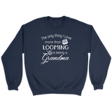 teelaunch Looming Grandma Crewneck Sweatshirt Swag Crewneck Sweatshirt / Navy / S Looming Swag