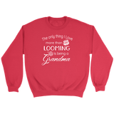 teelaunch Looming Grandma Crewneck Sweatshirt Swag Crewneck Sweatshirt / Red / S Looming Swag