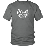 teelaunch Looming is a Work of Heart Unisex T-shirt Swag District Unisex Shirt / Grey / S Looming Swag