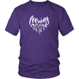 teelaunch Looming is a Work of Heart Unisex T-shirt Swag District Unisex Shirt / Purple / S Looming Swag