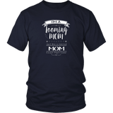 teelaunch Looming Mom is Cooler with Loom\Yarn Unisex t-shirt Swag District Unisex Shirt / Navy / S Looming Swag